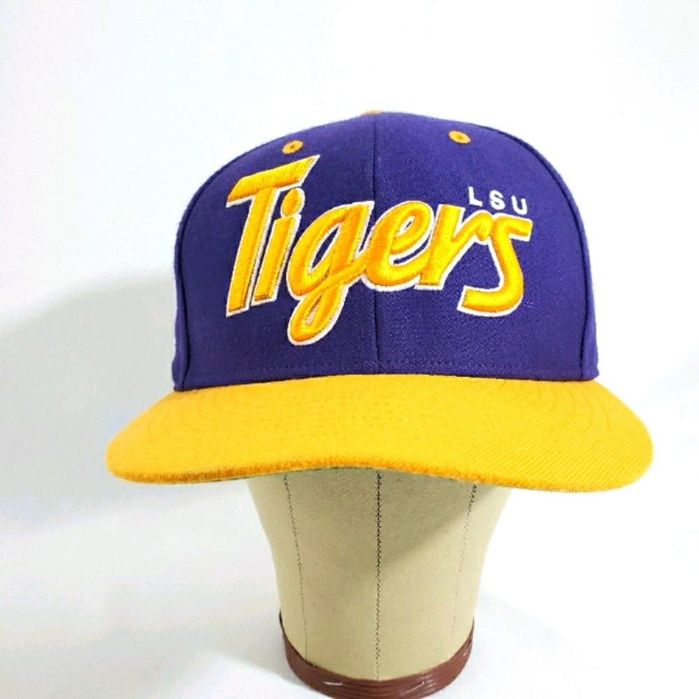 LSU Tigers Louisiana Baseball Cap Hat Purple Gold